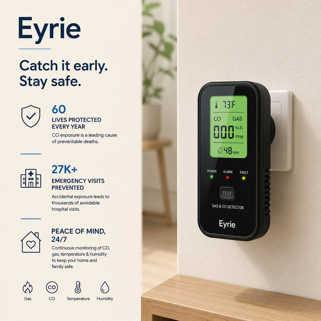 4 In 1 CO Detector